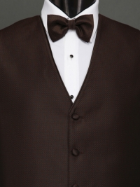 Sterling Chocolate Bow Tie
