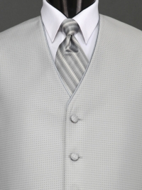 Sterling Bali Silver Stripe Tie