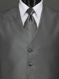 Sterling Charcoal Solid Tie