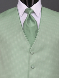 Sterling Clover Solid Tie