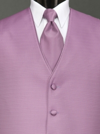 Sterling Wild Orchid Solid Tie