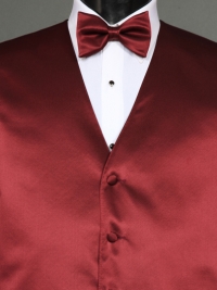 Simply Solid Wine Bow Tie