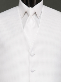 Sterling Pure White Solid Tie